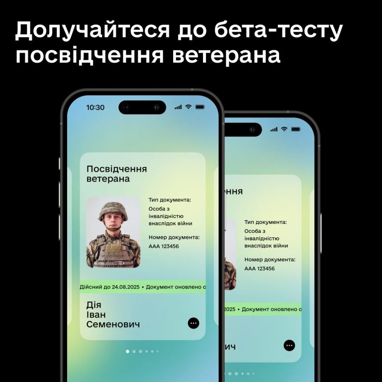 У застосунку "Дія" з'явиться посвідчення ветерана: вже запустили бета-тест 10 photo 2024 05 13 13 59 19