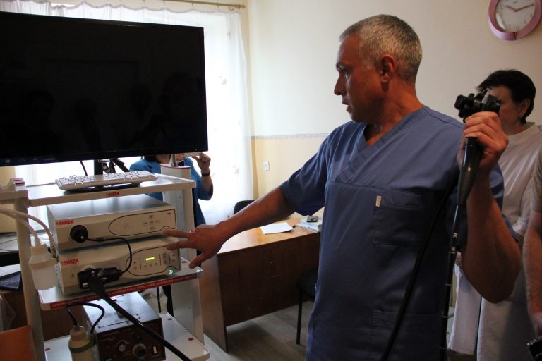 Досліджує шлунок: у Болехівській лікарні з'явився відеогастроскоп (ФОТО) 8 Досліджує шлунок: у Болехівській лікарні з'явився відеогастроскоп (ФОТО)