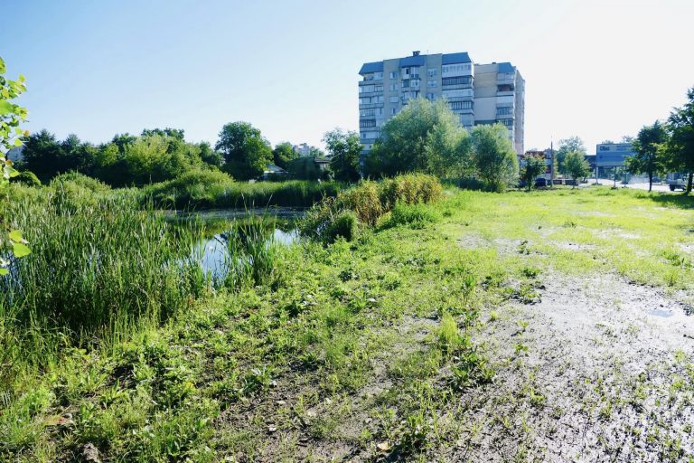 Засміченість величезна: у Калуші почистять озеро на вулиці Рубчака (ФОТО)
