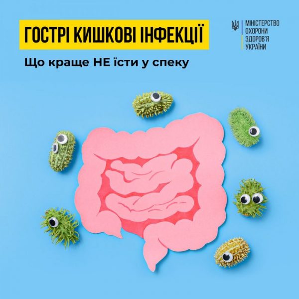 В Україні за останні 5 місяців зареєстрували понад 20 тисяч випадків кишкових інфекцій: де найбільше