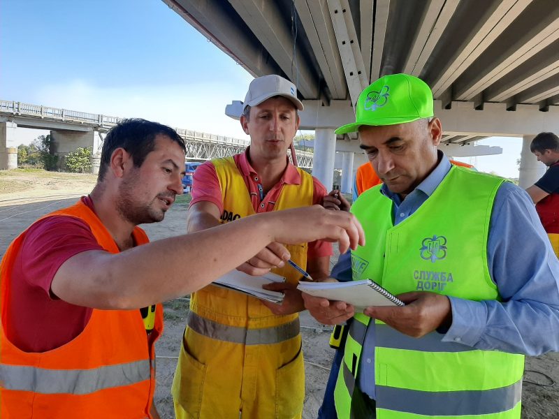 Випробування нового мосту через Дністер біля Сівки Войнилівської