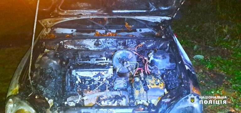 На Прикарпатті раніше судимий чоловік підпалив авто односельця (ФОТО) 6 На Прикарпатті раніше судимий чоловік підпалив авто односельця (ФОТО)