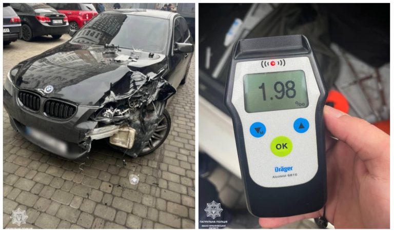 У Франківську п'яний водій в'їхав у паркан: подробиці від поліції 9 MyCollages 2024 11 30T183038.372