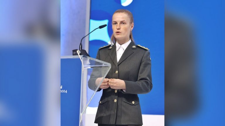 Військова Оксана Рубаняк представила Україну на коференції у Чехії