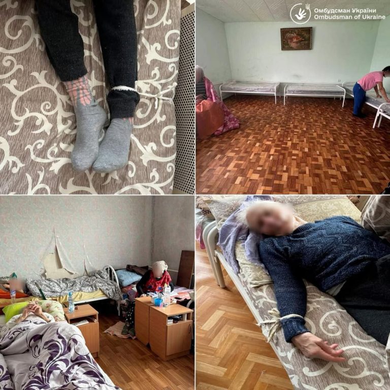 На Хмельниччині у приватному пансіонаті людей прив'язували мотузками до ліжок (ФОТО) 7 На Хмельниччині у приватному пансіонаті людей прив'язували мотузками до ліжок (ФОТО)