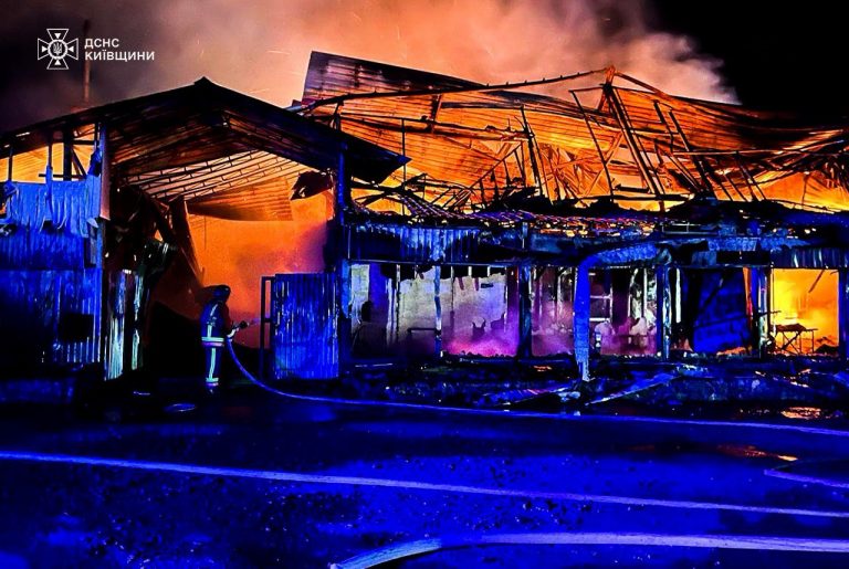 На Київщині через падіння уламків безпілотників виникли пожежі 9 IMG 20250312 073535 465