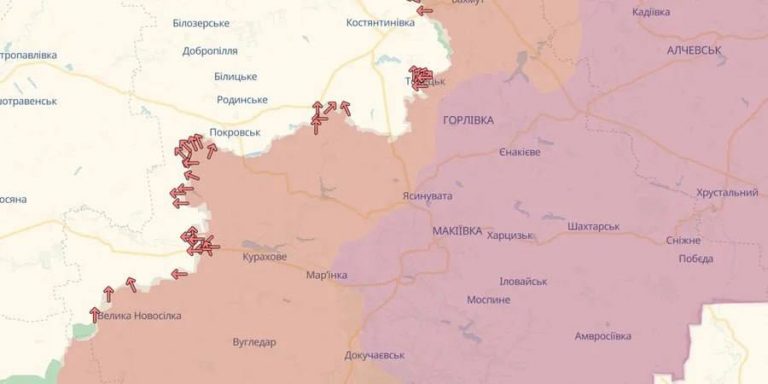 Ситуація на фронті: ворог просувається на усіх напрямках (МАПИ) 9 photo 2025 03 01 14 42 51