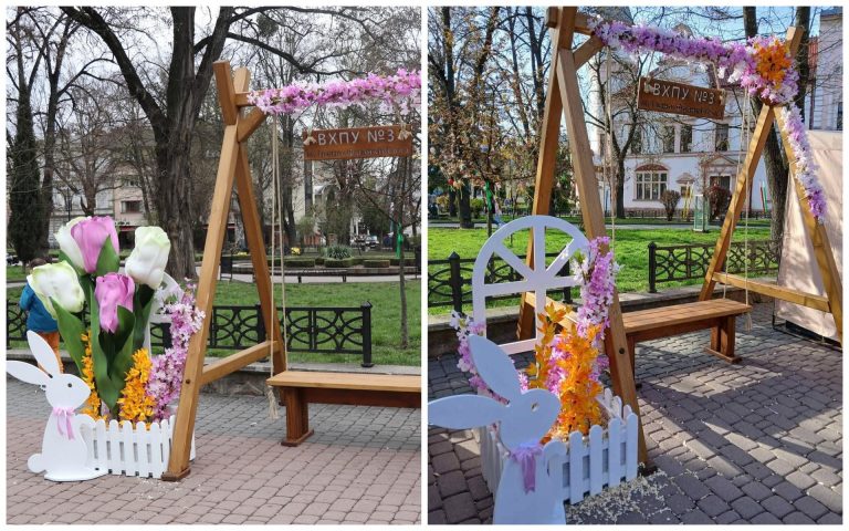 У Франківську невідомі викрали декор з фотозони до Великодня (ФОТО) 11 MyCollages 46