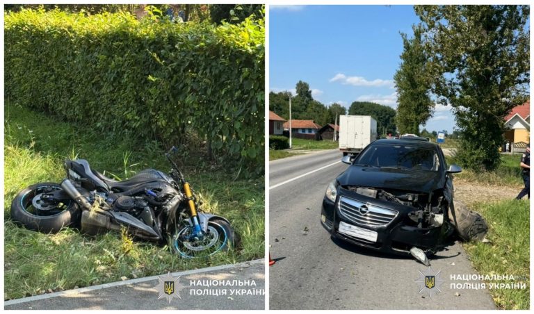 На Коломийщині зіштовхнулися легковик та мотоцикл: які наслідки (ФОТО) 8 MyCollages 2025 08 20T125646.686