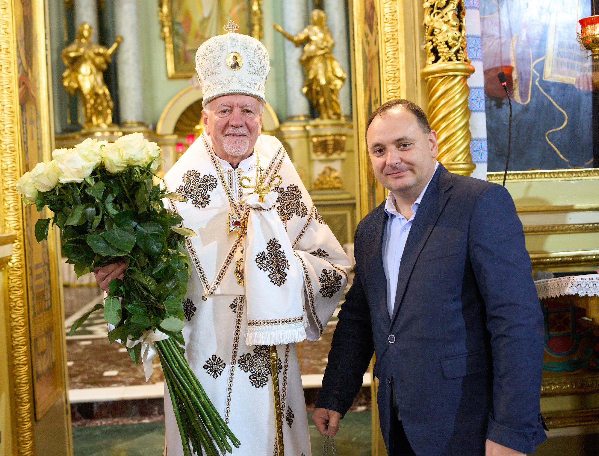 У Франківську привітали Митрополита Володимира з Днем народження (ФОТО) 3 579895882 1428606015502317 5169412789848466220 n