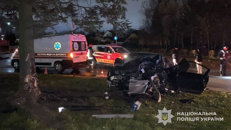 Автотроща на Львівщині: легковик врізався у дерево (ФОТО) 12 582537891 1266945985477170 5267883169169110229 n