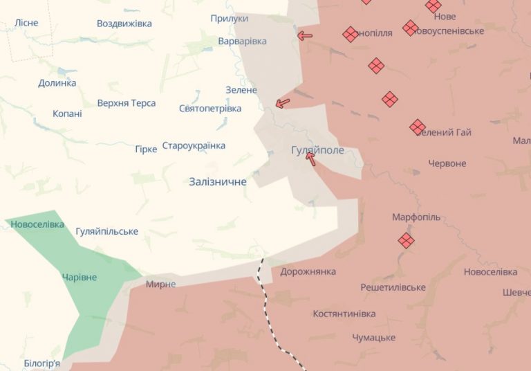 Генштаб ЗСУ спростував заяви кремля про “захоплення” Гуляйполя, Мирнограда та Костянтинівки 6 98ce2b1e98461822111 1