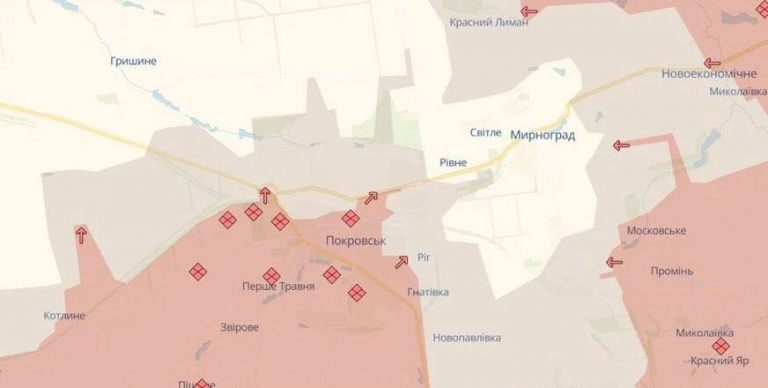 Росіяни зайняли село Козацьке та просунулися під Мирноградом, - DeepState 9 photo 2025 12 02 13 26 23