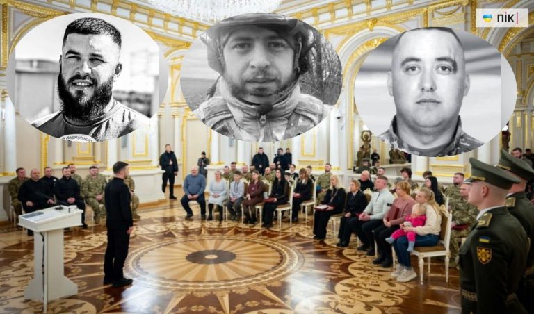 Зеленський передав ордени "Золота Зірка" рідним трьох полеглих воїнів з Прикарпаття 5 Зеленський передав ордени "Золота Зірка" рідним трьох полеглих воїнів з Прикарпаття