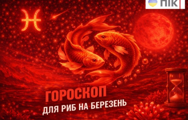 Гороскоп для знаку зодіаку Риби на березень 2026 року 9 111 2