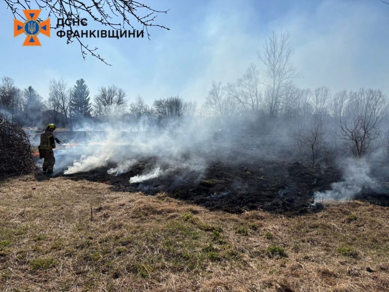 На Прикарпатті на вихідні посилять контроль за підпалами сухої трави 2 На Прикарпатті на вихідні посилять контроль за підпалами сухої трави