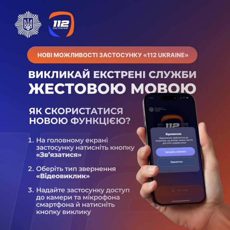 У застосунку 112 для виклику екстреної допомоги з'явилася автоматична передача геолокації 1 650535636 1297382832531744 3026322363461005454 n