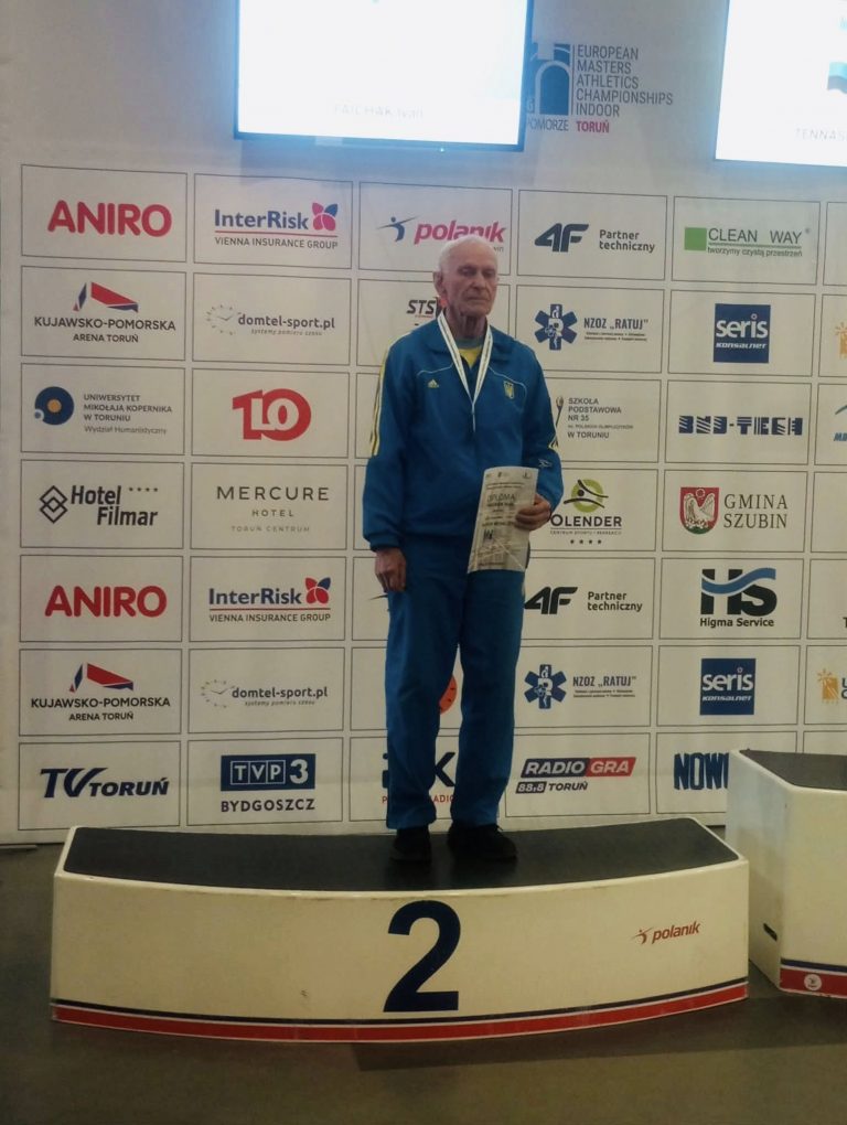 86-річний франківець Іван Файчак здобув срібну медаль на чемпіонаті Європи 9 657066083 1374991481328941 4747993750845929 n