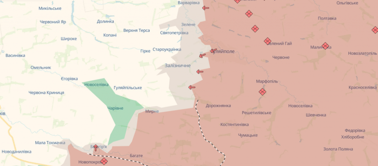Ситуація на фронті: росіяни просунулися біля Гуляйполя 4 Znimok ekrana 2026 03 09 093232