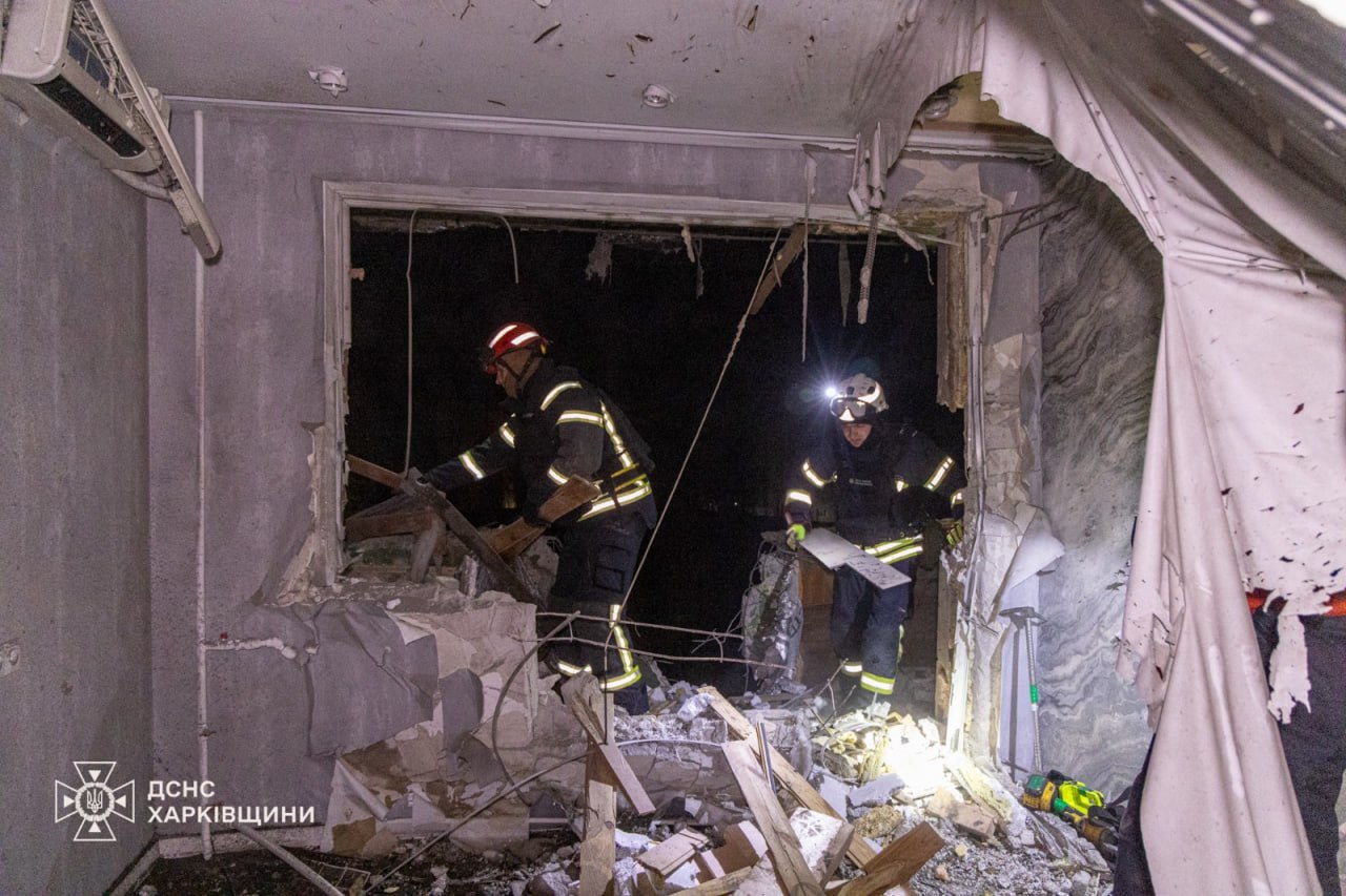 Ракетний удар по Харкову: пошкоджено багатоповерхівку (ВІДЕО) 2 photo 2026 03 27 07 28 21