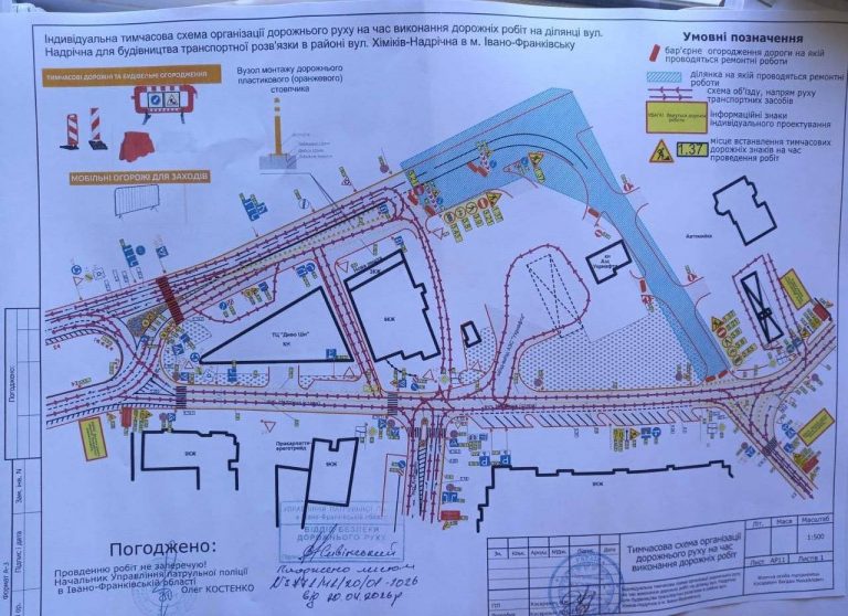 Через будівництво розв’язки у Франківську змінять рух на Надрічній 12 678610026 1565973002202935 2066123277137554885 n