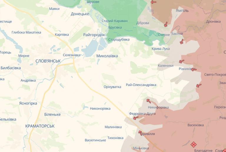 Ситуація на фронті: російські війська просунулися на Донеччині (МАПА) 8 Znimok ekrana 2026 04 20 074140