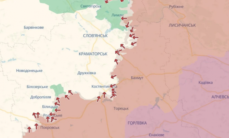 Ситуація на фронті: росіяни просунулися біля двох сіл на Донеччині 12 Znimok ekrana 2026 05 11 120631