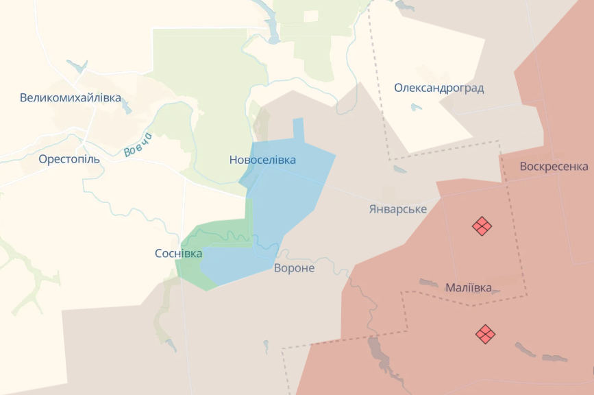 Ситуація на фронті: ЗСУ пішли в контрнаступ біля Покровська (МАПА) 2 Znimok ekrana 2026 05 29 163431
