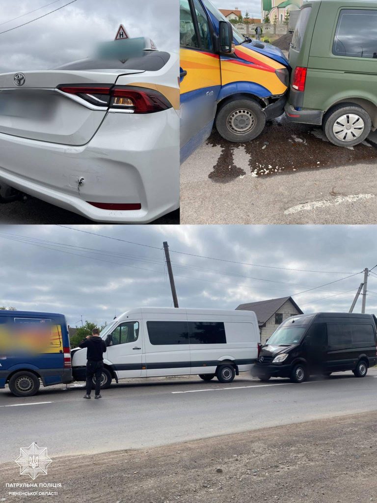 Собака став причиною ДТП за участю п’яти автомобілів на Рівненщині (ФОТО) 6 Собака став причиною ДТП за участю п’яти автомобілів на Рівненщині (ФОТО)