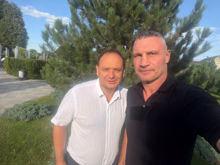Кличко прогулявся з Марцінківим Франківськом (ФОТО)