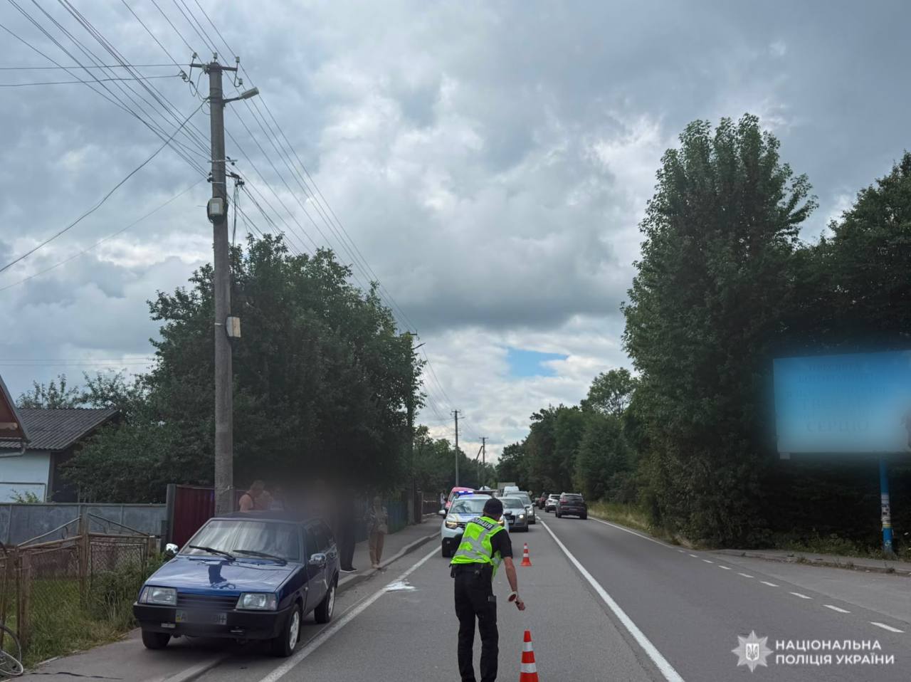 На Надвірнянщині водій ВАЗ збив велосипедиста (ФОТО) 2 IMG 20260725 124807 527