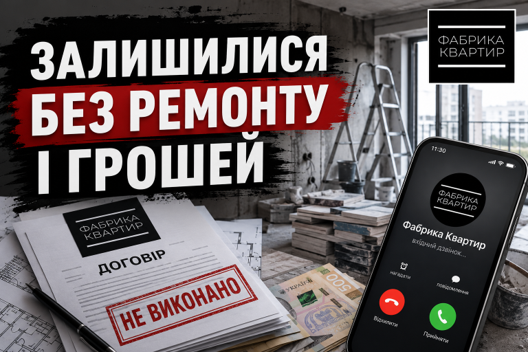 «Залишилися без ремонту і грошей»: клієнти «Фабрики квартир» заявляють про незавершені роботи та готують позови 12 b50a13f3 d0fa 4112 a193 7566112f53a5