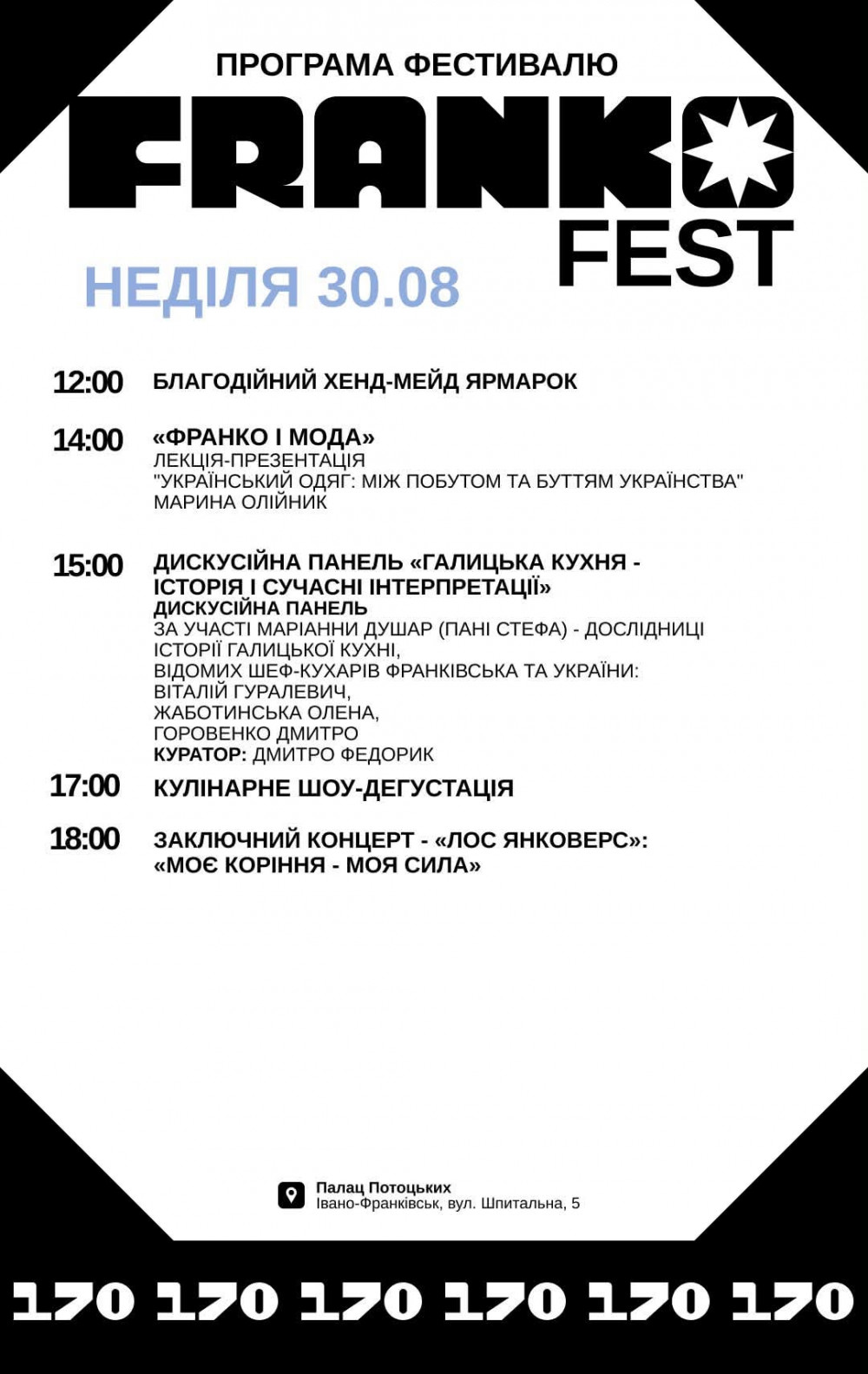FRANKOFEST-170 стартував в Івано-Франківську: шість днів Франка по-новому (ФОТО, ВІДЕО) 46 7 1