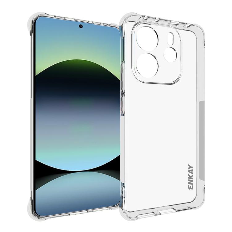 Як вибрати чохол для Xiaomi Redmi Note 14 2 product For Redmi Note14 4G 164.84mm ENKAY Hat Prince Transparent TPU Shockproof Phone Case 9bf6b80709b901d7f9c053c449a72cfa