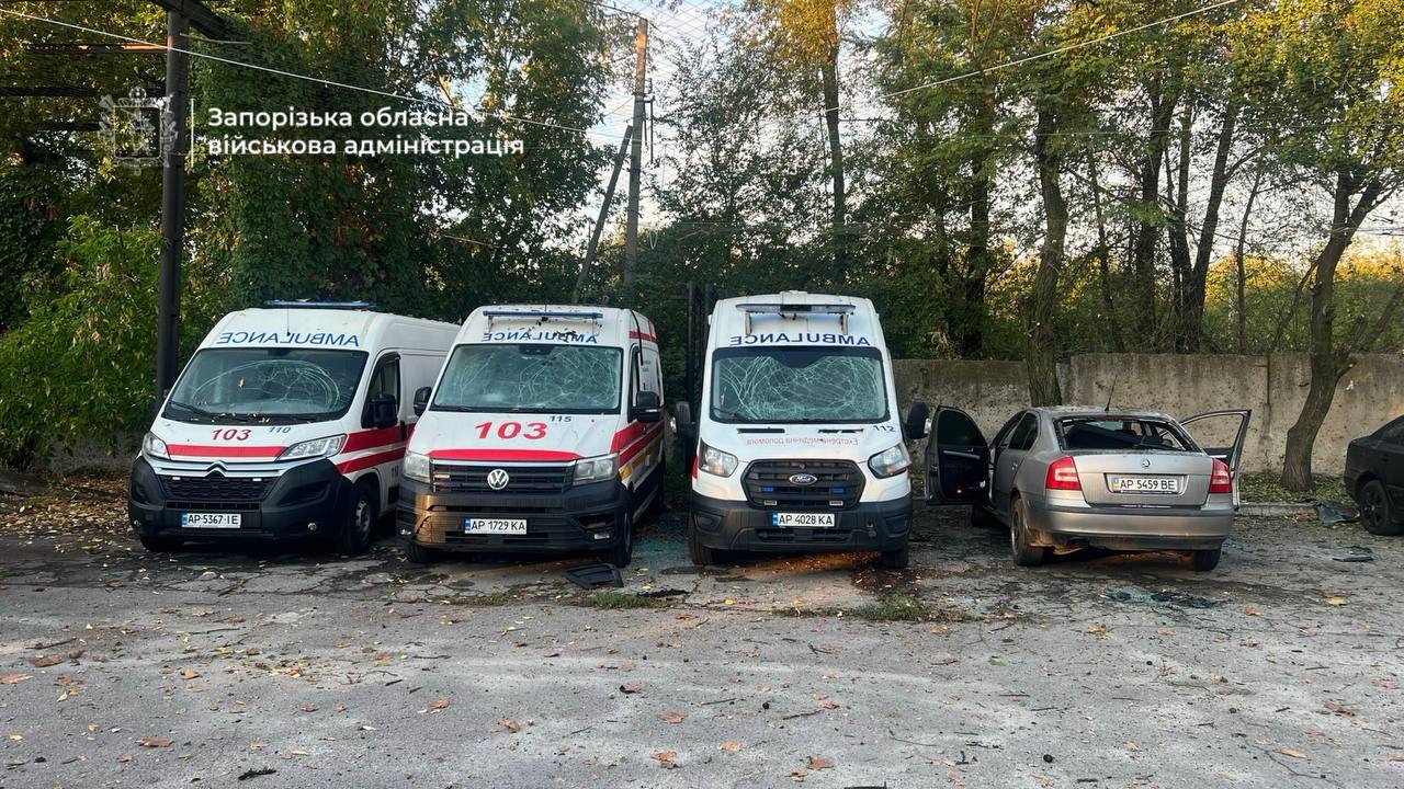 Окупанти атакували медичний заклад у Запоріжжі 3 IMG 20260925 071817 404