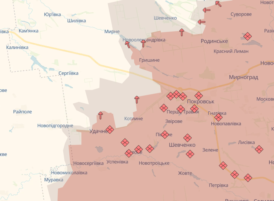 237 боїв за добу: де росіяни найактивніше штурмували позиції ЗСУ (МАПА) 2 Znimok ekrana 2026 09 07 081754