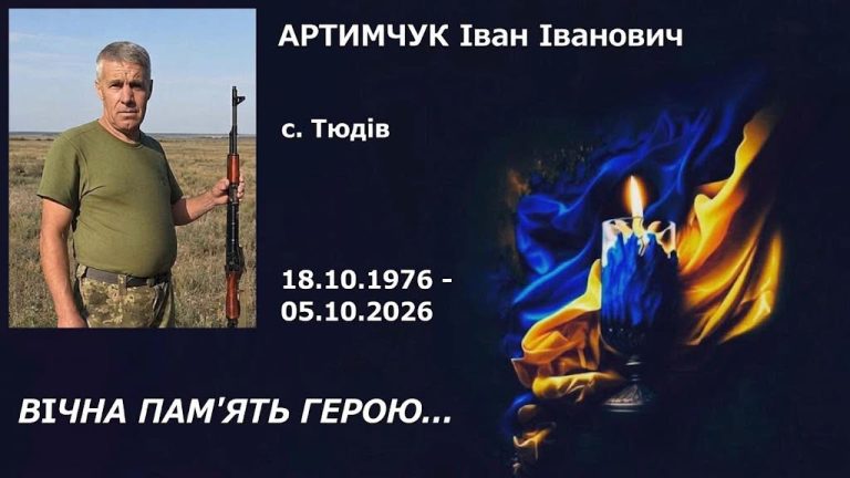 На Запоріжжі загинув Іван Артимчук з Кутської громади 10 На Запоріжжі загинув Іван Артимчук з Кутської громади