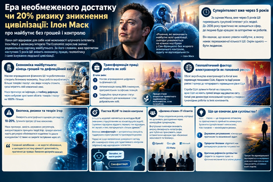 Ера необмеженого достатку чи 20% ризику зникнення цивілізації: Ілон Маск про майбутнє без грошей і контролю 2 image 13