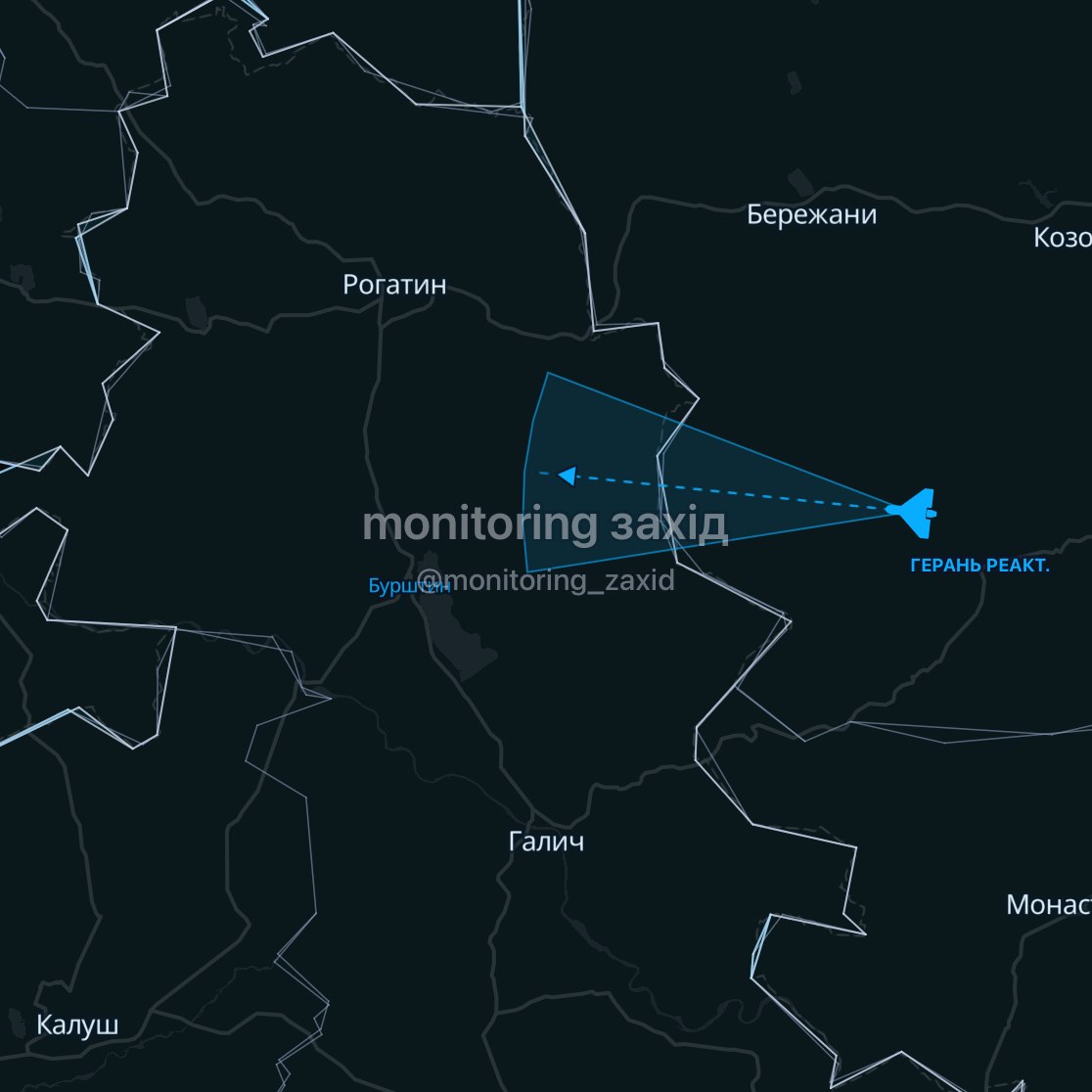На Прикарпатті двічі оголошували повітряну тривогу через реактивні дрони 2 photo 2026 10 22 13 50 13